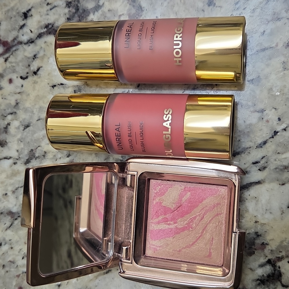 Hourglass Cosmetics Blush Bundle - SCENE & WHIM, LUMINOUS FLUSH MINI